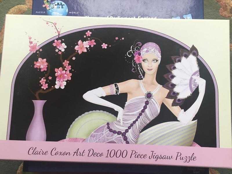 Art Deco puzzle 1000 pieces VGC