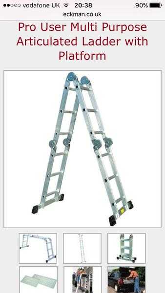 Articulated ladder