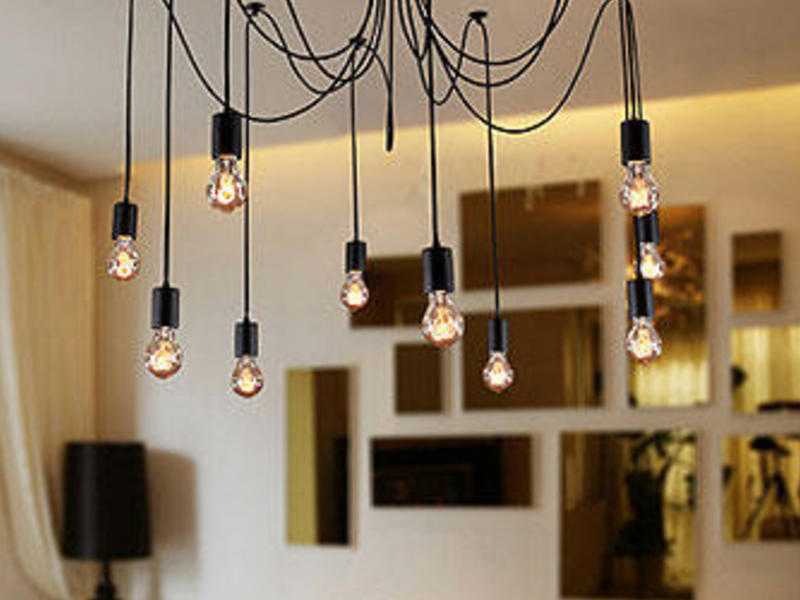 Artistic Chandeliers with 10 Lights Bulbs Design