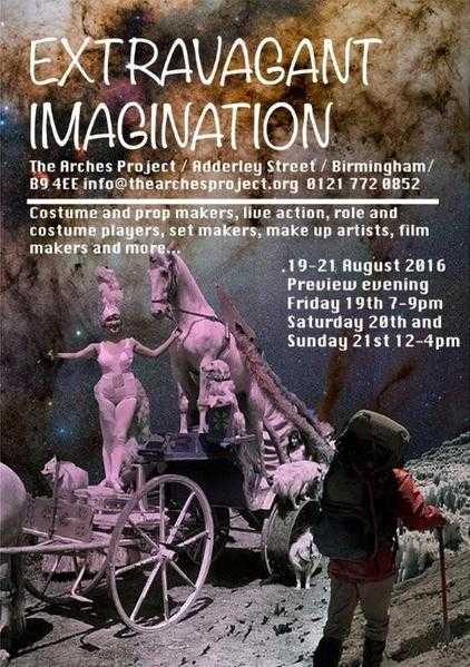 Artists required to exhibit in Extravagant Imagination exhibition