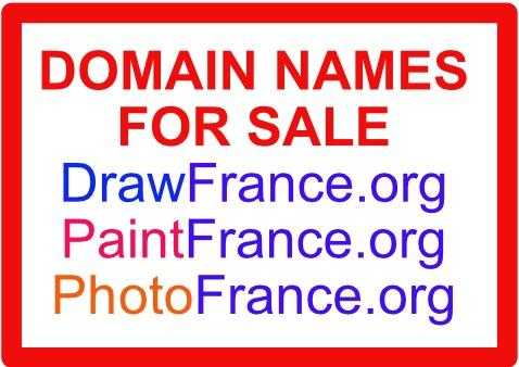 Arty French domain names for sale drawfrance.org paintfrance.org photofrance.org