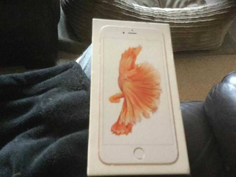 As new all boxed apple I phone 6s plus 16gb rose gold