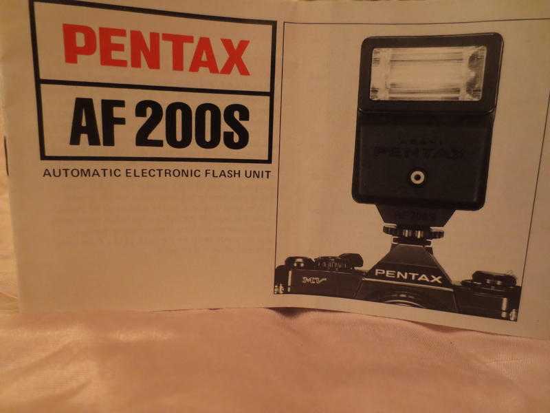 Asahi Pentax AF200S Dedcated flash unit..
