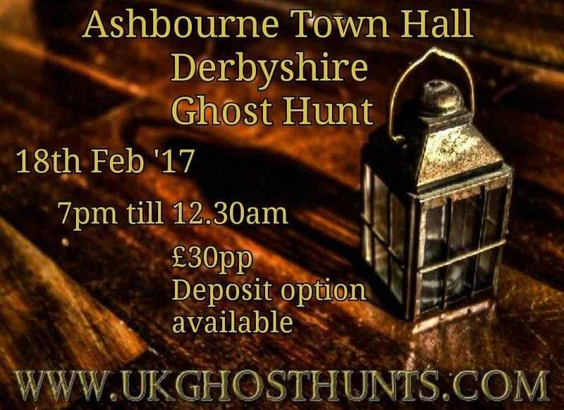 Ashbourne town hall ghost hunt