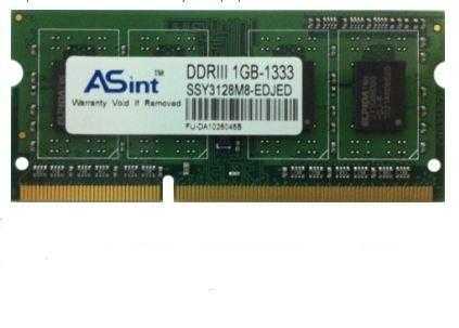 ASint 1GB DDR3 laptop memory