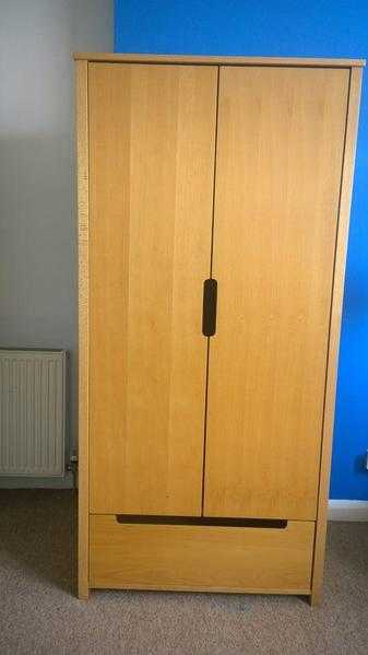 ASPACE solid beech children039s wardrobe in excellent condition