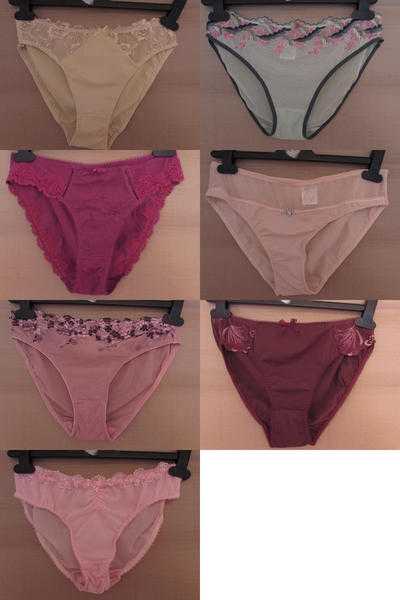 ASSORTED BRAND NEW BRIEFSKNICKERS BY MIRIALE SIZE 16-18