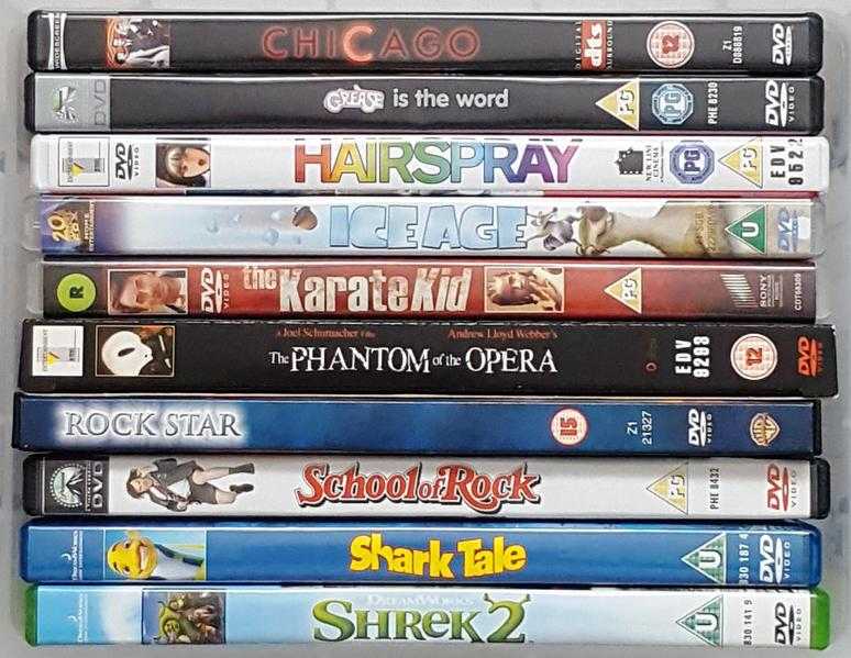 Assorted Dvds x 106