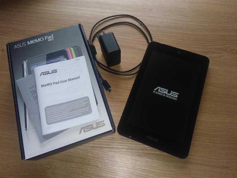 Asus Memo pad HD7 perfect boxed