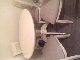 Atherstone round dining table and 4 chairs bargain