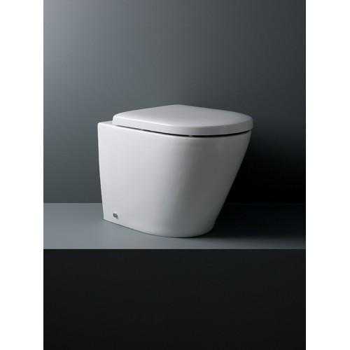 atlanta back to wall pan, cistern and seat, Italian designer cerami toilet - Collection NW2 7AH