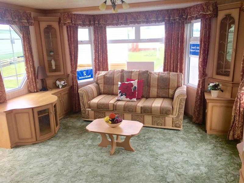 Atlas Sherwood Super 2001 - Static caravan for sale. Sited on 4 Regent Bay Holiday Park in Morecambe