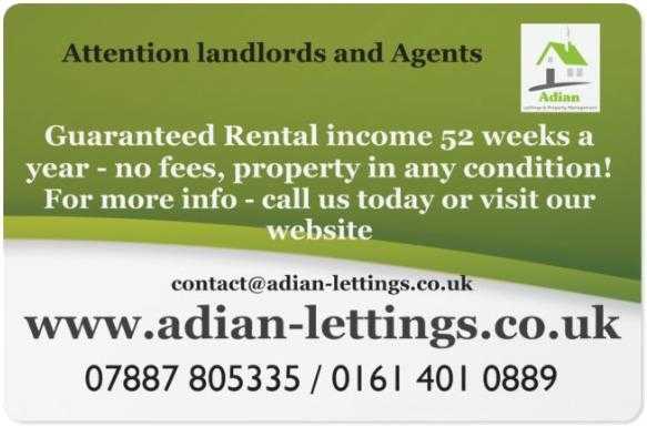 Attention Landlords  3 or more bedroom properties needed in Manchester,Salford areas