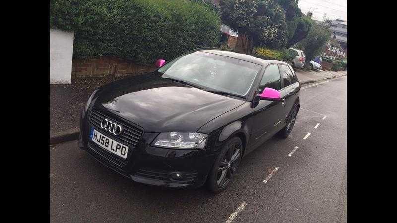 AUDI A3 2008 1.9 TDIE 3 DOOR MANUAL BLACK