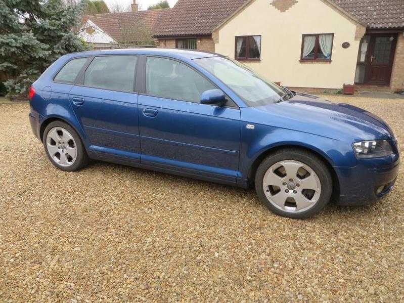 AUDI A3 SPORT QUATTRO AUTO, BLUE, 2005