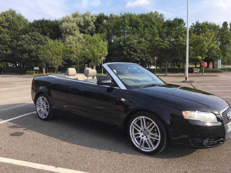 Audi A4 2.0T 2006 Convertible black