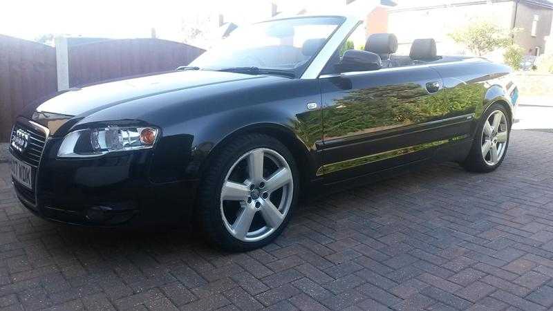 Audi A4 S-Line Cabriolet 2.0L Tdi 2007 in Black