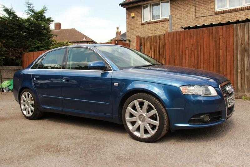 AUDI A4 S LINE T FSI, BLUE, 2005