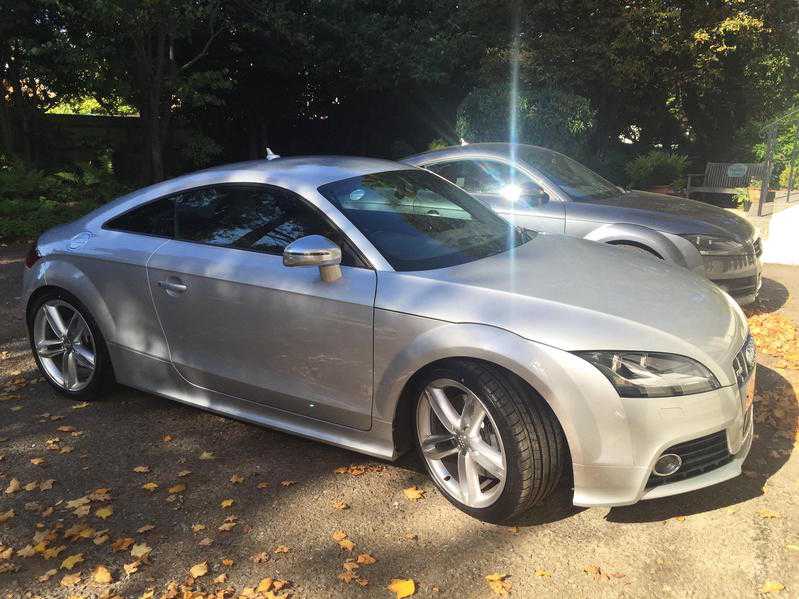 Audi TTS - 38k, S-Tronic, FSH, High Spec, Superb Condition, Ice Silver, Paint Protection Film