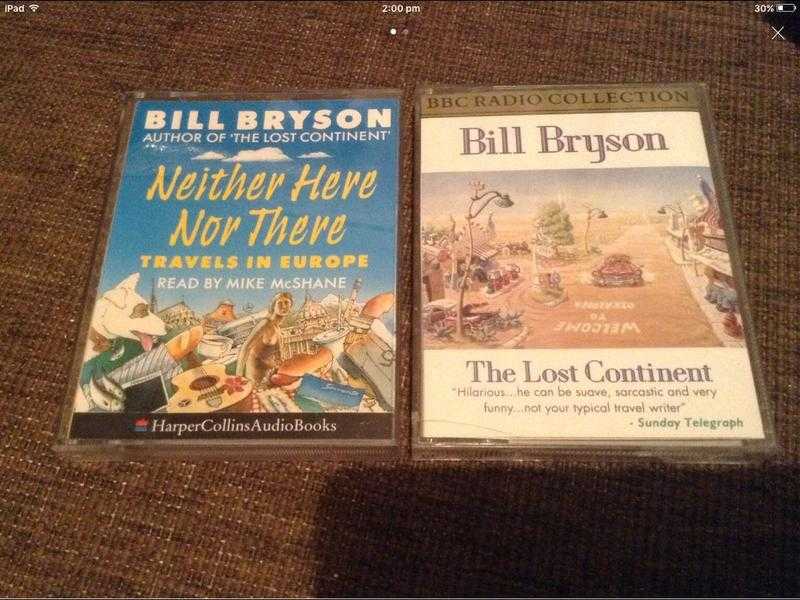 AudioBooks x2 Bill Bryson