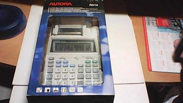 AURORA PR710 12 DIGIT MULTI FUNCTION PRINTING CALCULATOR-NEW-SEALED