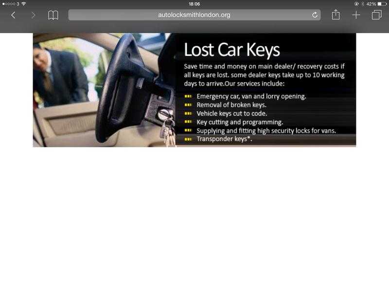 Auto locksmith key programming