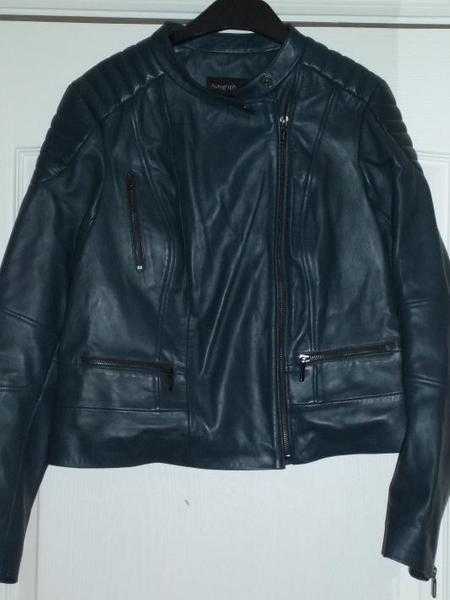 Autograph MampS brand new leather jacket size 14