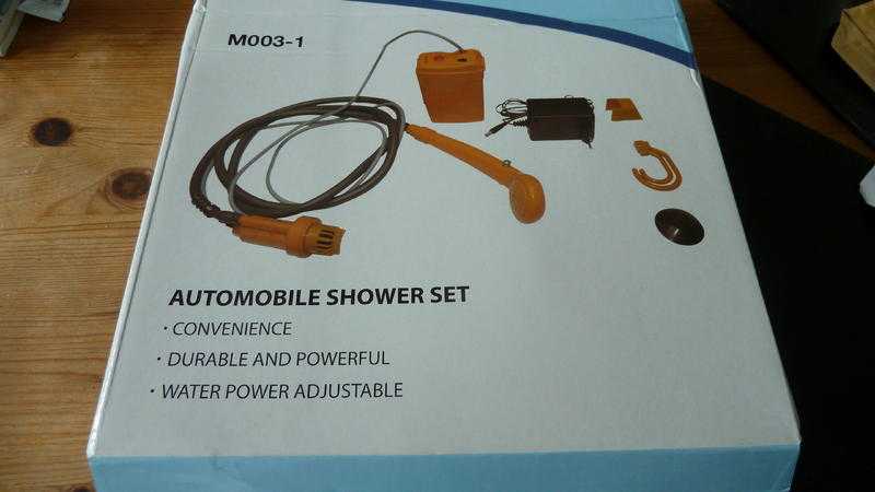 Automobile shower set