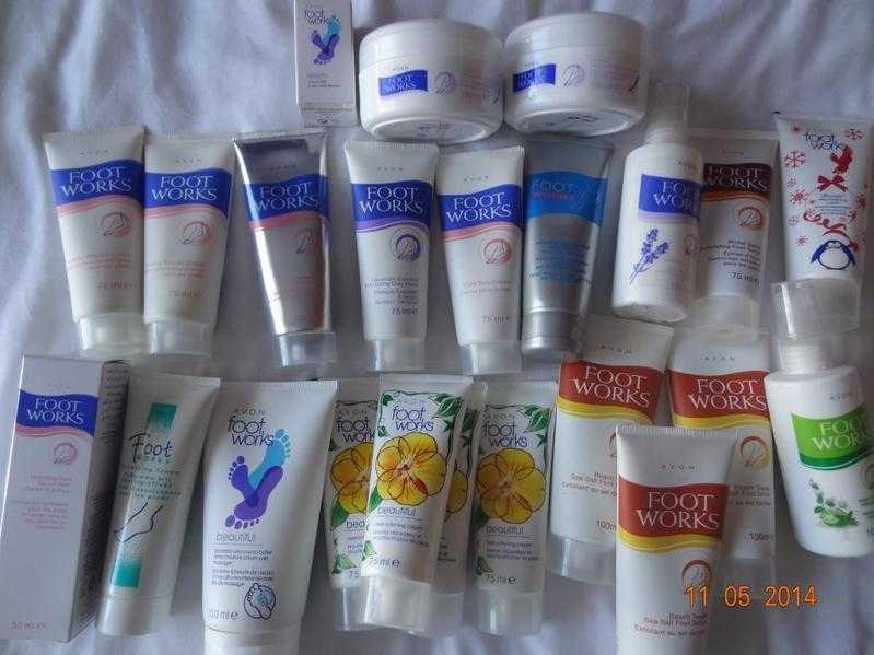 Avon sun lotion and footworks. Brand new.