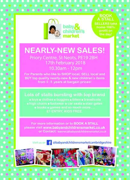 Baby amp Children039s Market Nearly New Sale