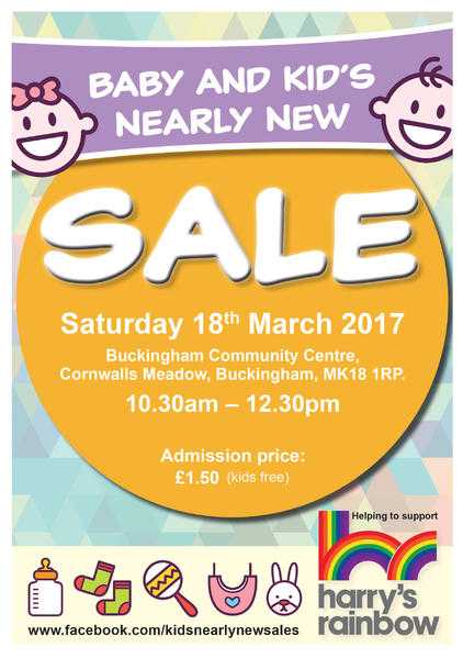 Baby and Kids Nearly New Sale - Buckingham