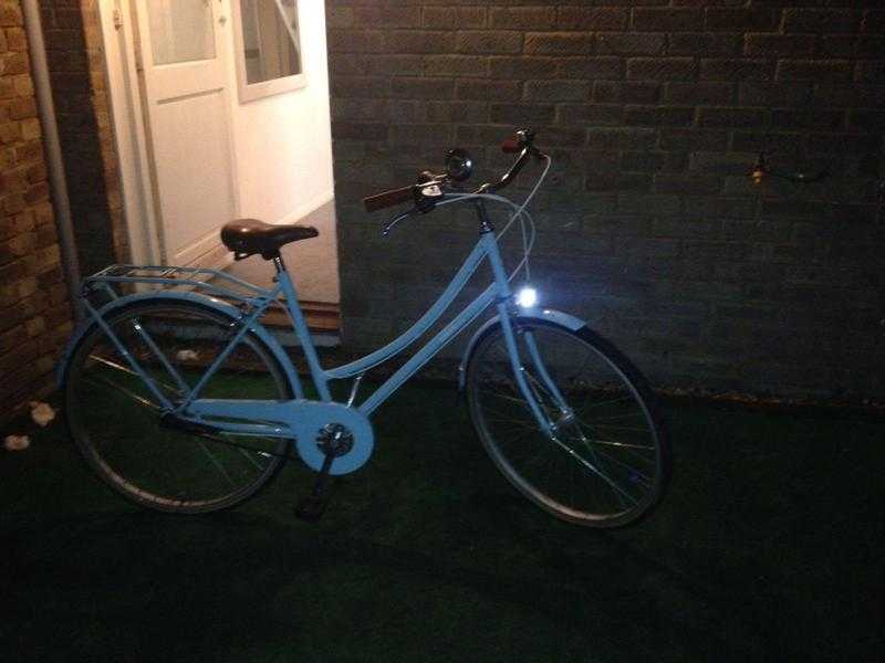 Baby Blue Bobbins ladies bicycle