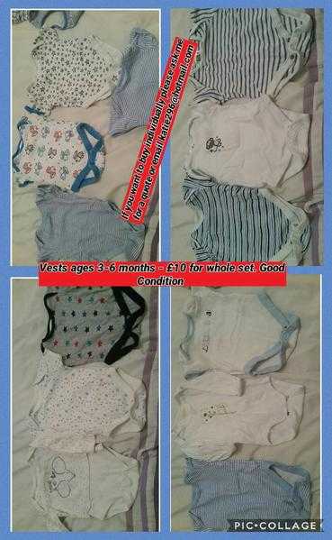 Baby Boy vests for sale BARGAIN