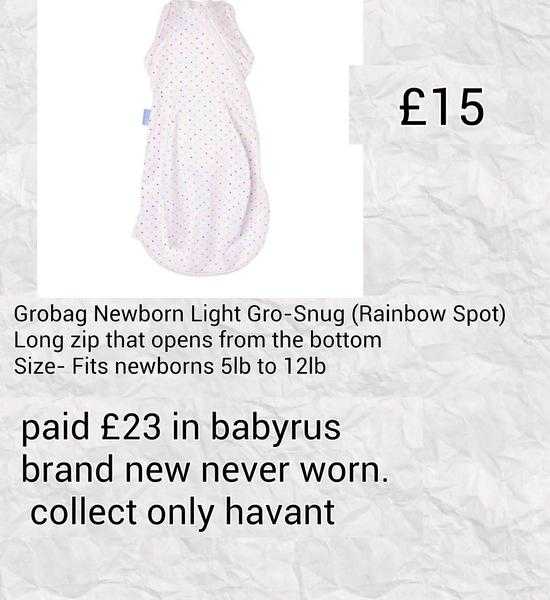 baby gro bag