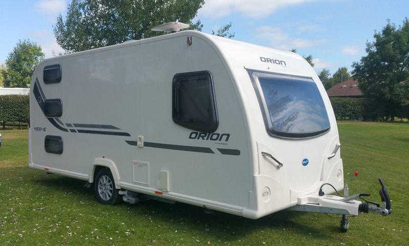 Bailey Orion 5 Berth Caravan, Fixed Bunks 2013