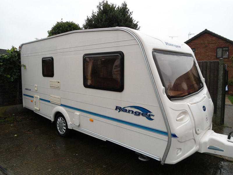 Bailey Ranger Caravan 4602 2 berth 2004 VGC End toilet and shower lots of extra039s