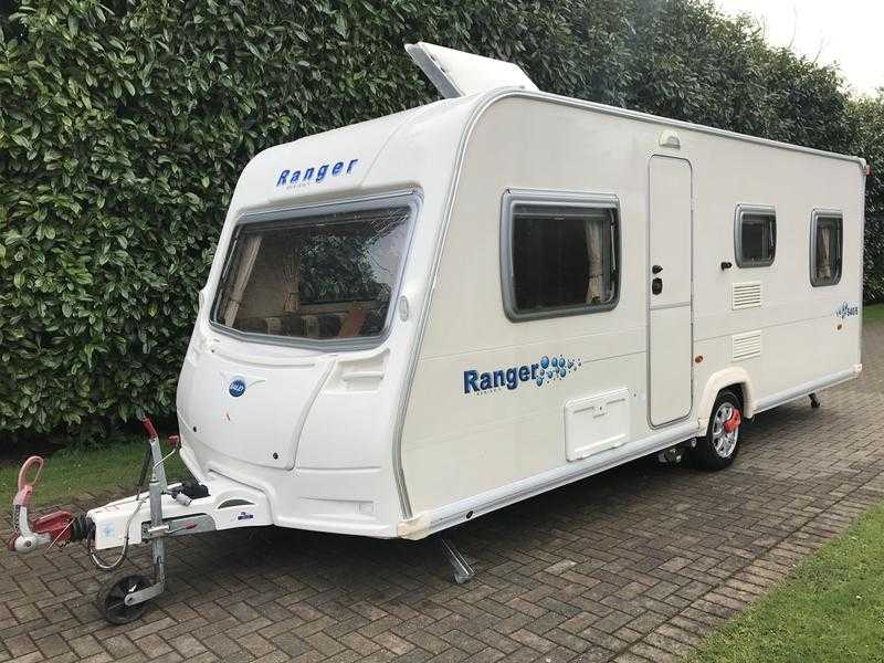 Bailey Ranger Series 5 5406 2008 6 Berth Caravan with Motor Movers and Full Awning