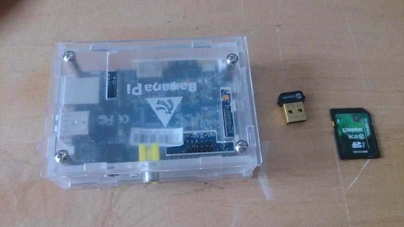Banana Pi with clear case