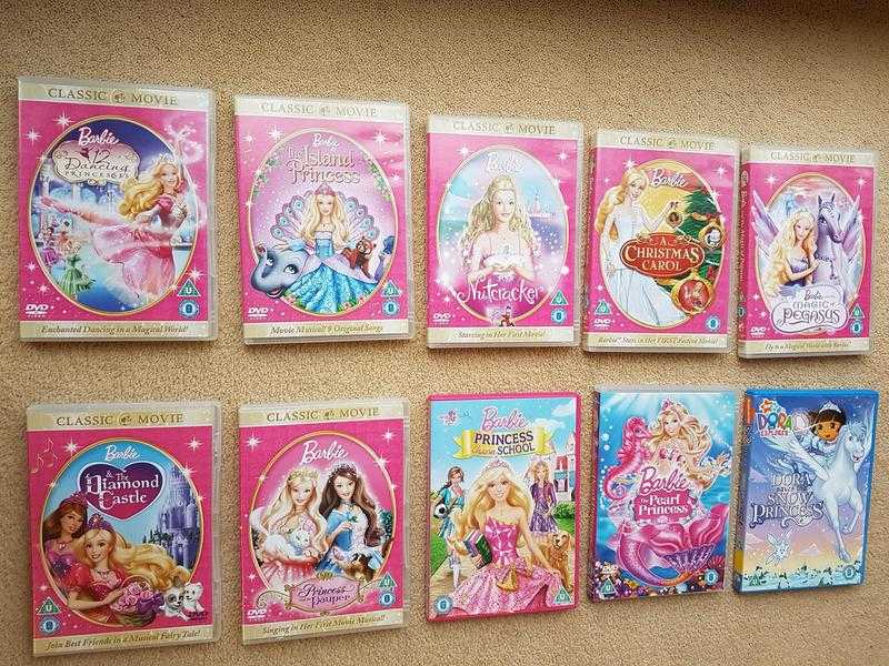 Barbie DVD Classic Movies amp Princess Charm School  The Pearl Princess  Dora saves a Snow Princess