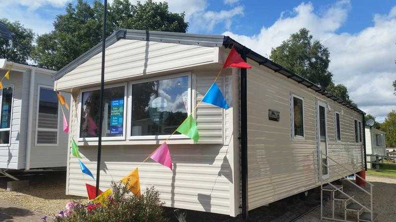 BARGAIN BRAND NEW CHEAP STATIC CARAVAN FOR SALE CO DURHAM FREE SITE FEESON SITE FACILITIES