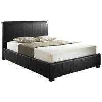 Bariloche Leather Bed Frame Non Ottoman 50 BRN for 131.99