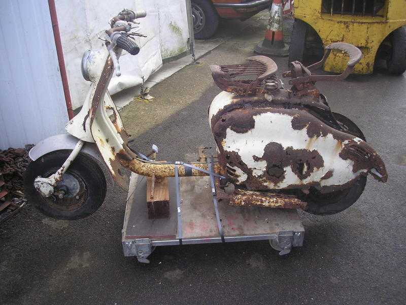 barn find project lambretta