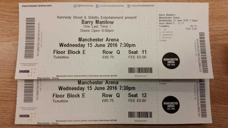 Barry Manilow tickets
