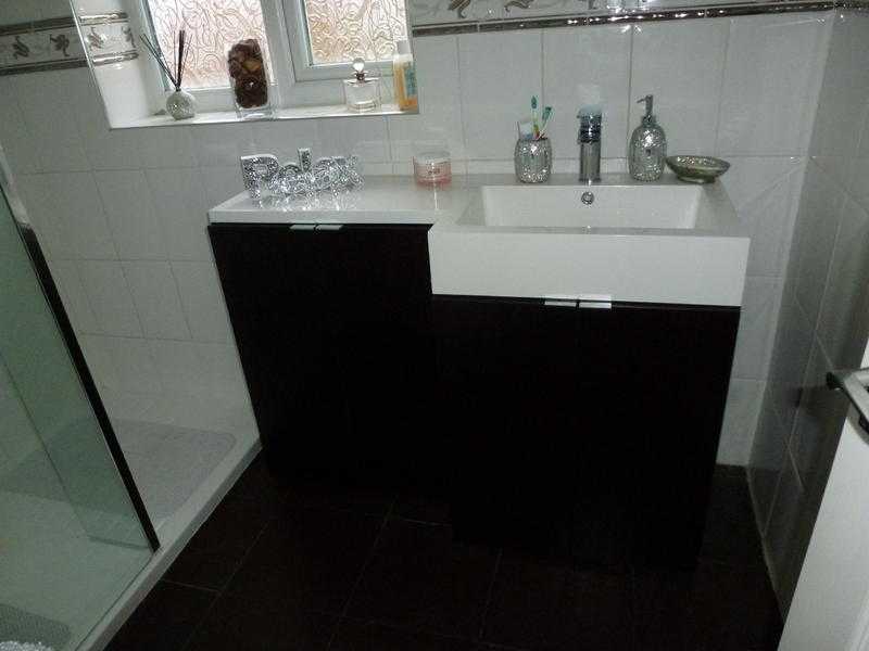 Bathroom sink and Cabinets