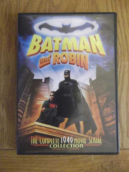 Batman amp Robin 1949 movie serial collection - Region 1 DVD boxed set