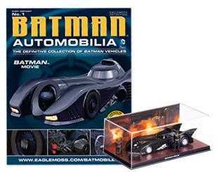 batman automobilia 1st issue with the book