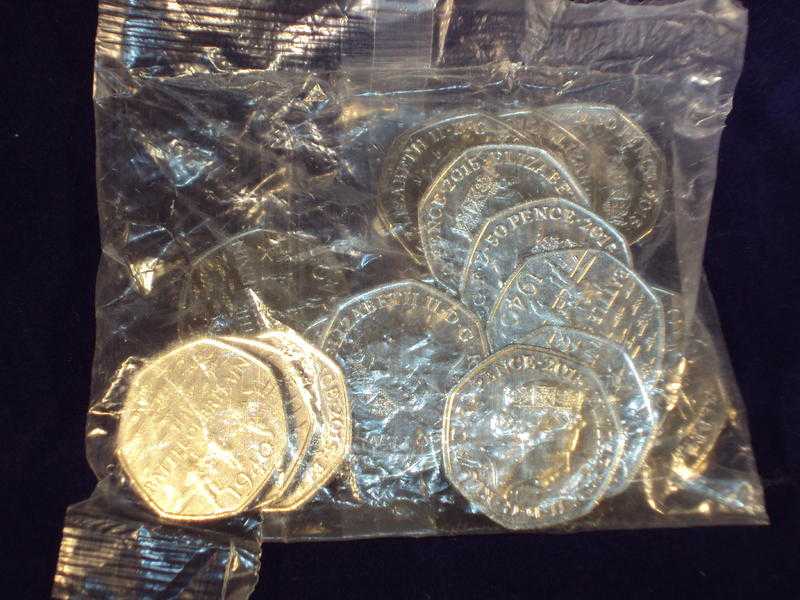 Battle of Britain 2015 50p coins.