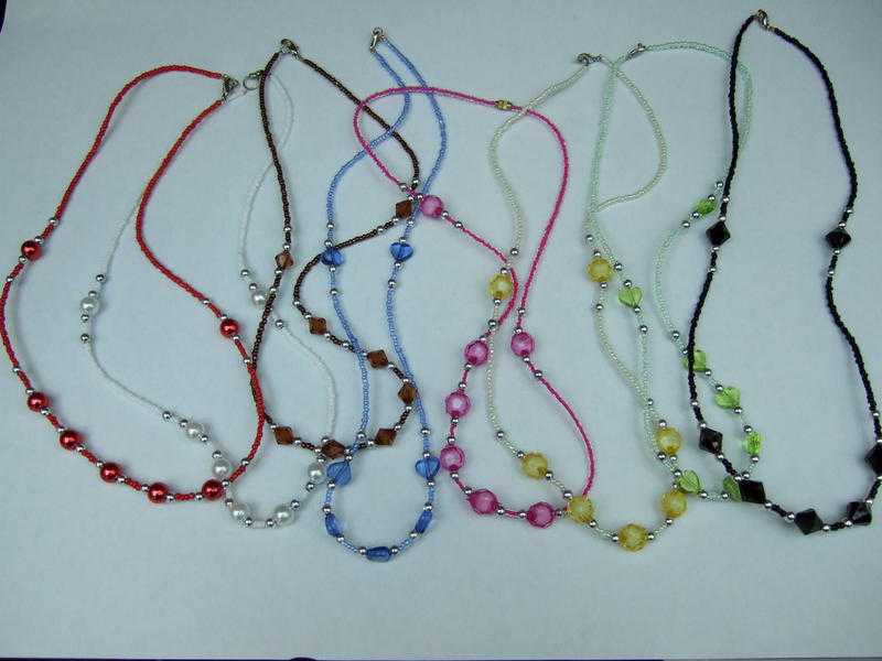 Bead Necklace Jewellery, Bead Necklace J