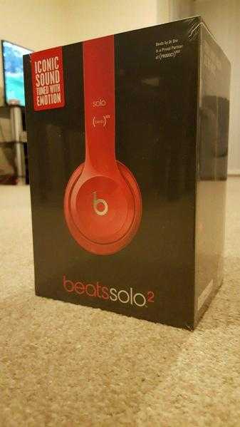 Beats by Dr. Dre Solo2 Headband Headphones - Red