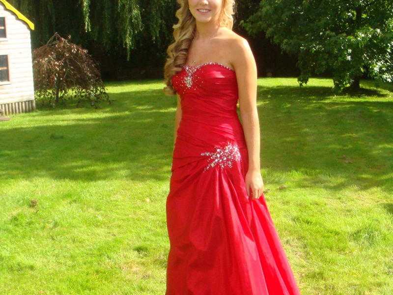 Beautiful 039Alyce Design039 Vermillion PromEvening Dress Size 68